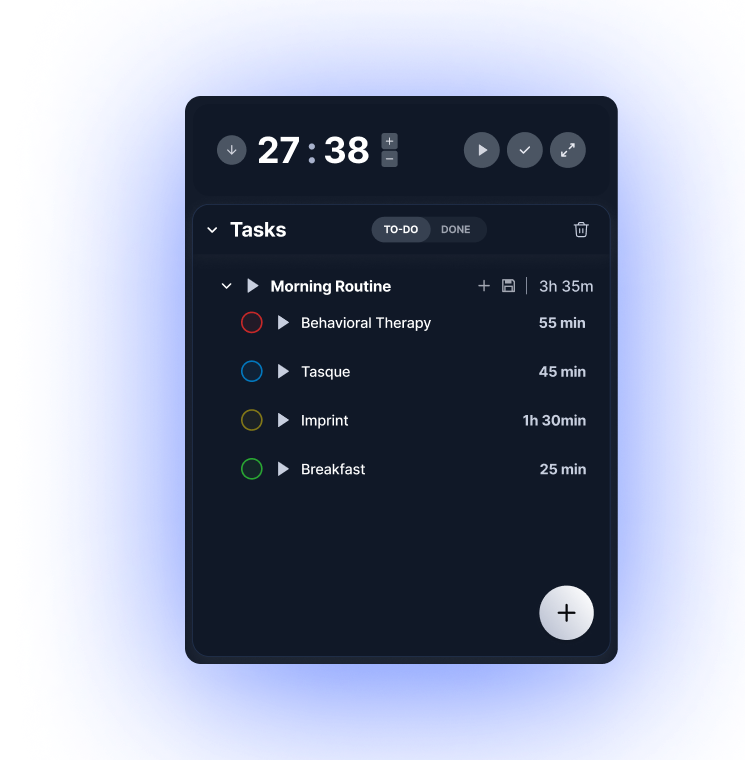 Tasque mobile view for offline use